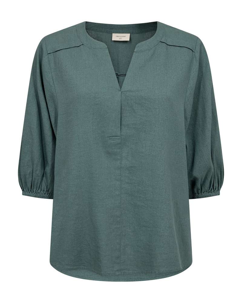 Freequent Blouse Lava Groen - OAK Fashion Noordwolde