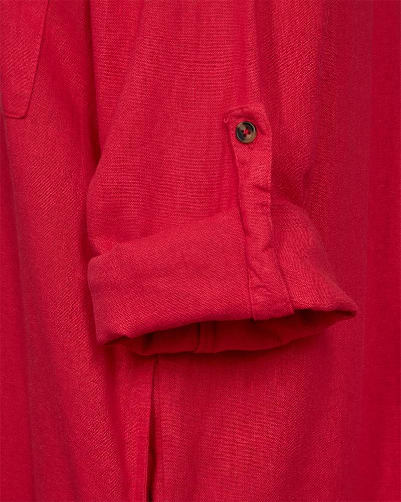 Freequent Jurk Lava Rood - OAK Fashion Noordwolde