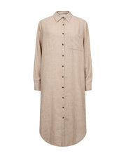 Freequent Jurk Lava Bruin - OAK Fashion Noordwolde