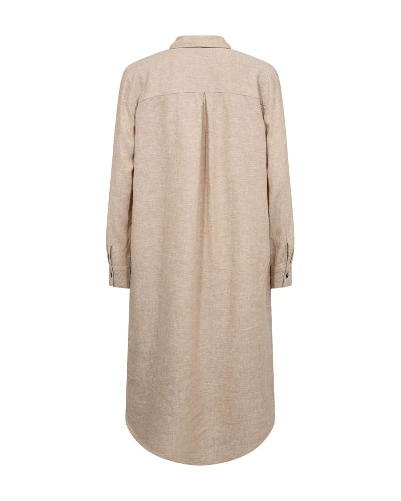 Freequent Jurk Lava Bruin - OAK Fashion Noordwolde