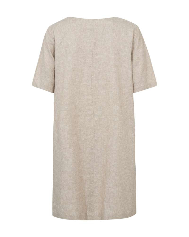 Freequent Jurk Lavasi Bruin - OAK Fashion Noordwolde