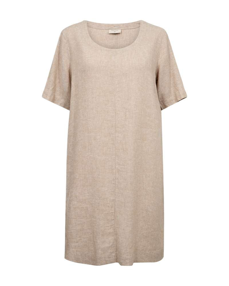 Freequent Jurk Lava Bruin - OAK Fashion Noordwolde