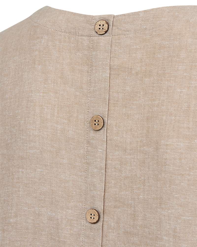 Freequent Jurk Lava Bruin - OAK Fashion Noordwolde