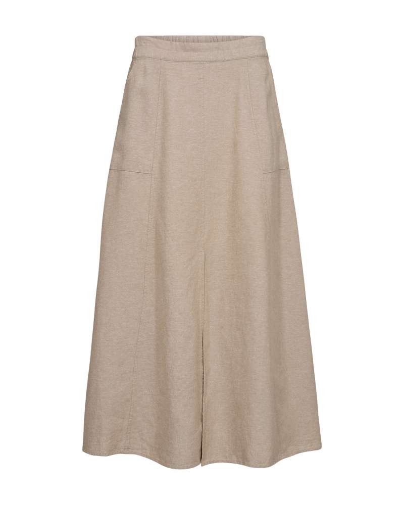 Freequent Rok Lava Bruin - OAK Fashion Noordwolde