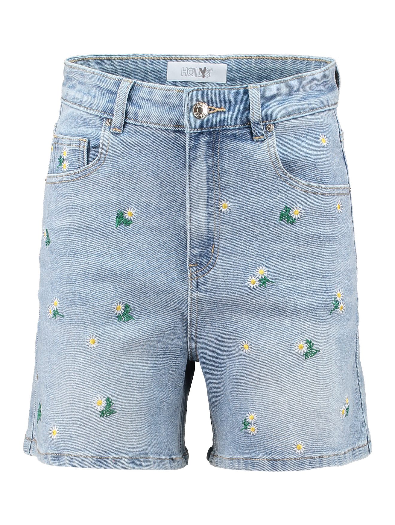 Haily's Denimshort Flowers Denim - OAK Fashion Noordwolde