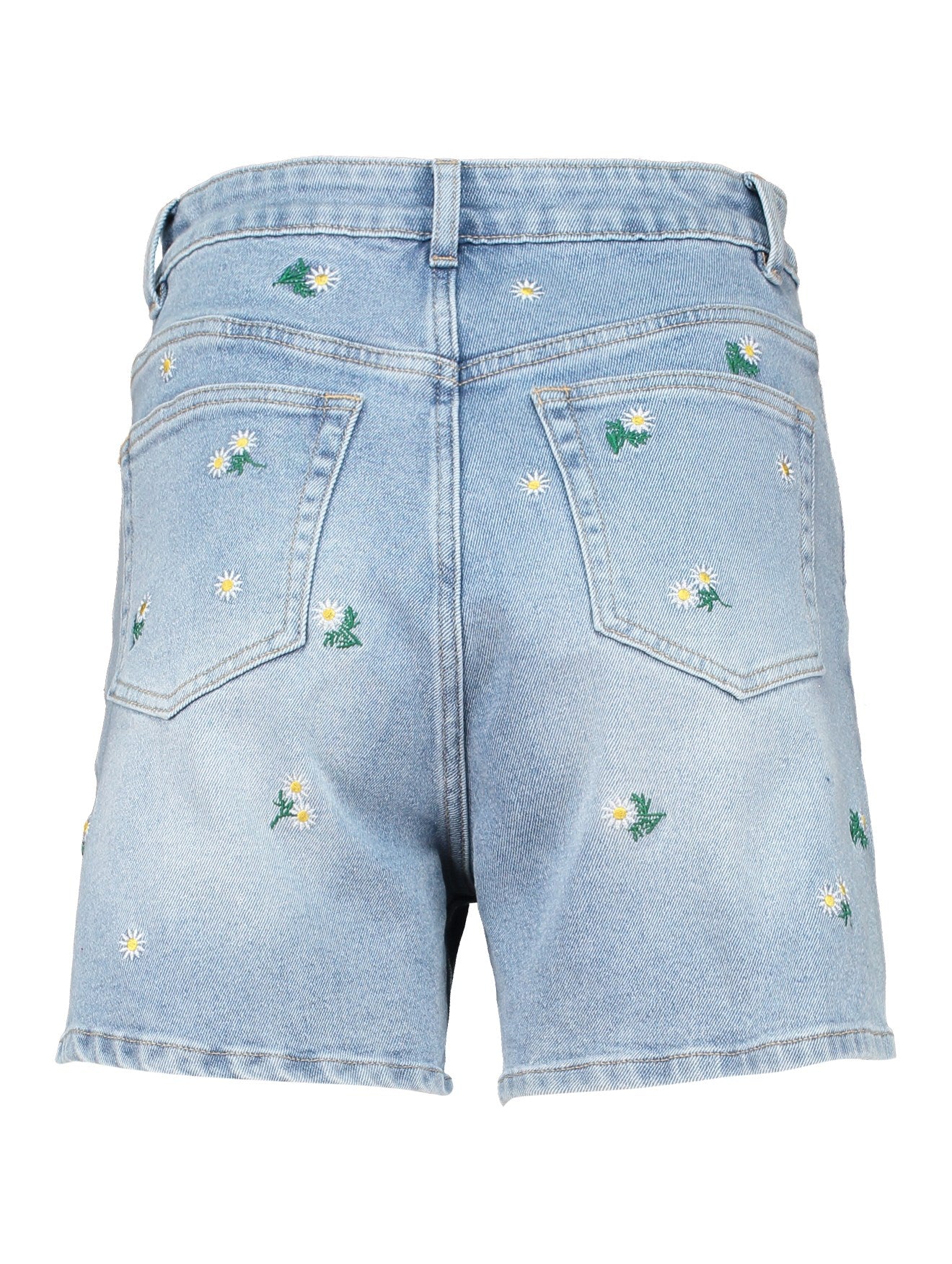 Haily's Denimshort Flowers Denim - OAK Fashion Noordwolde
