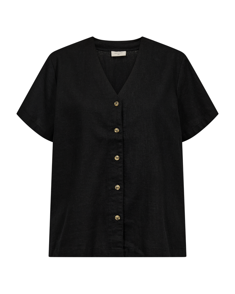 Freequent Blouse Lava Zwart - OAK Fashion Noordwolde