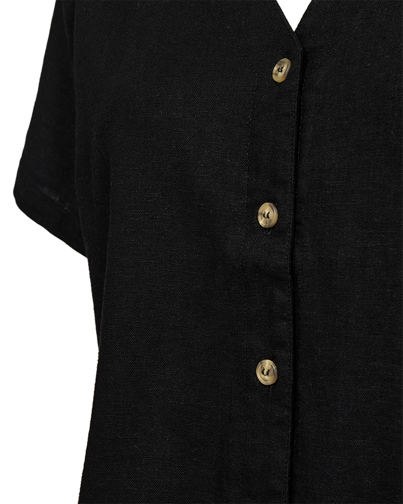 Freequent Blouse Lava Zwart - OAK Fashion Noordwolde