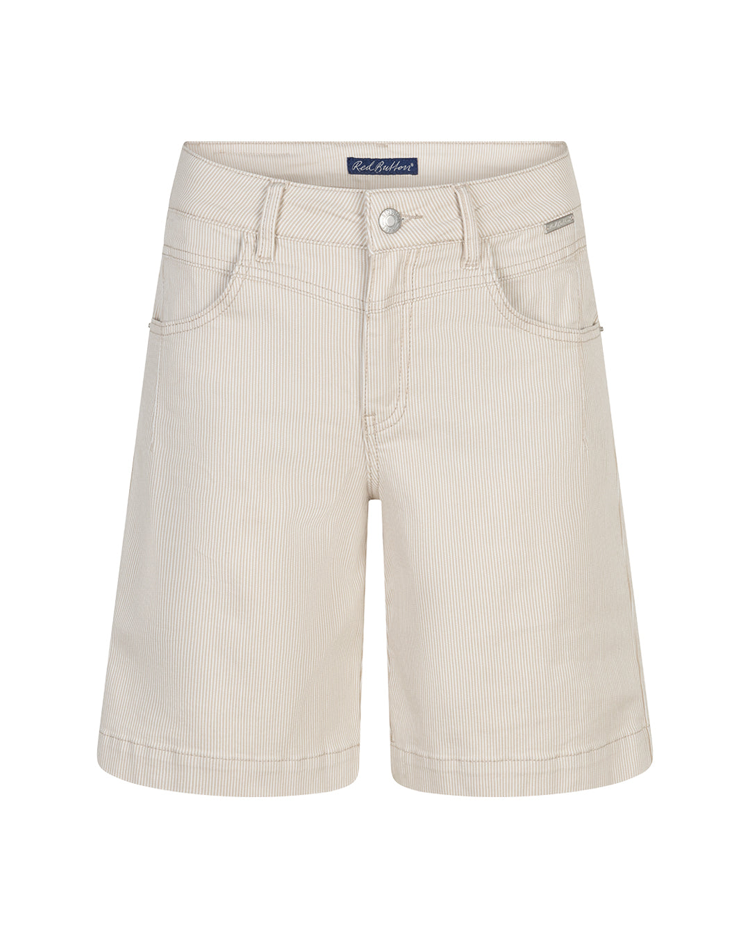 Red Button Red Button Kate Short Denim Stripe pebble - OAK Fashion Noordwolde