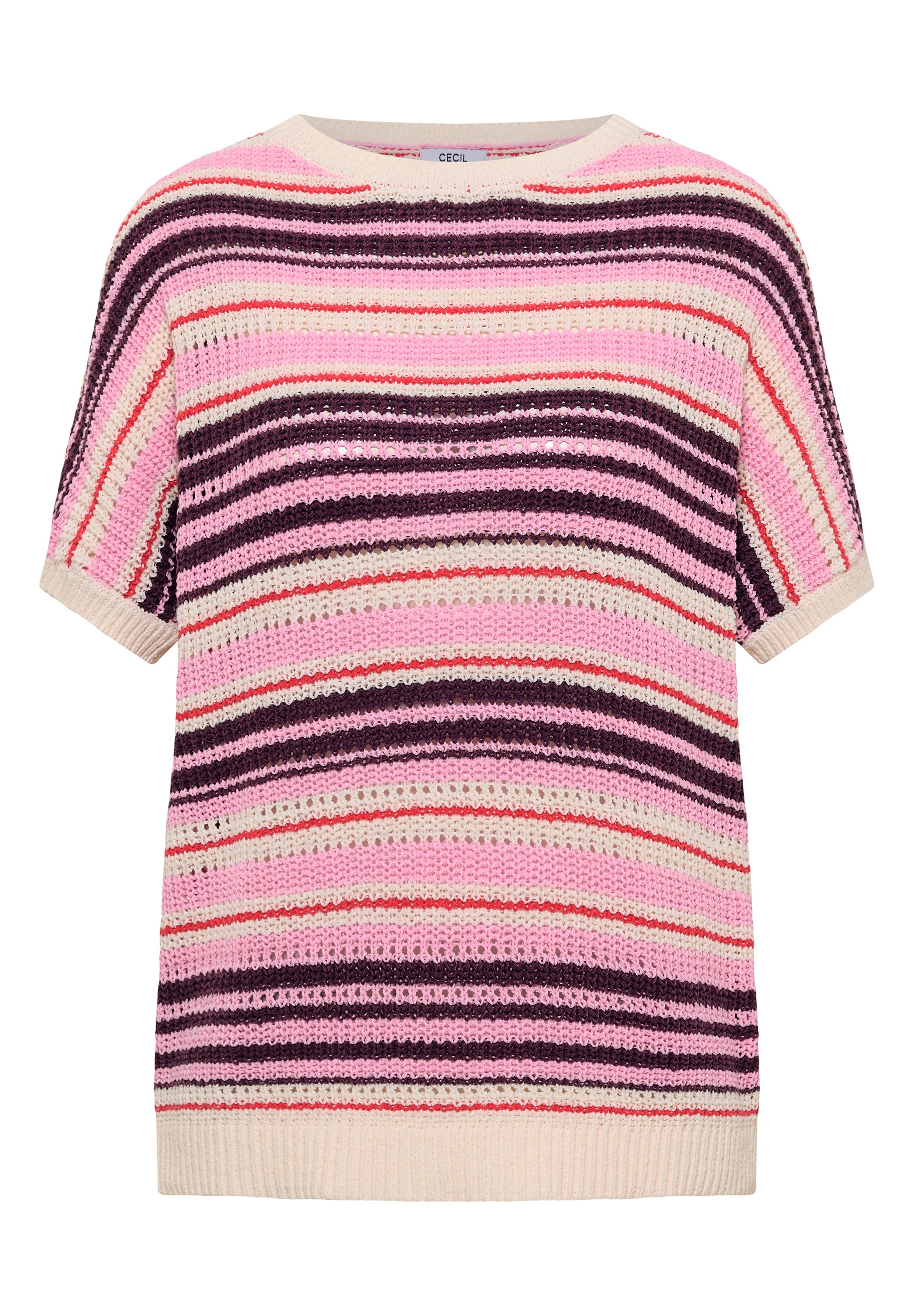 Cecil Sweater Fancy Rood - OAK Fashion Noordwolde