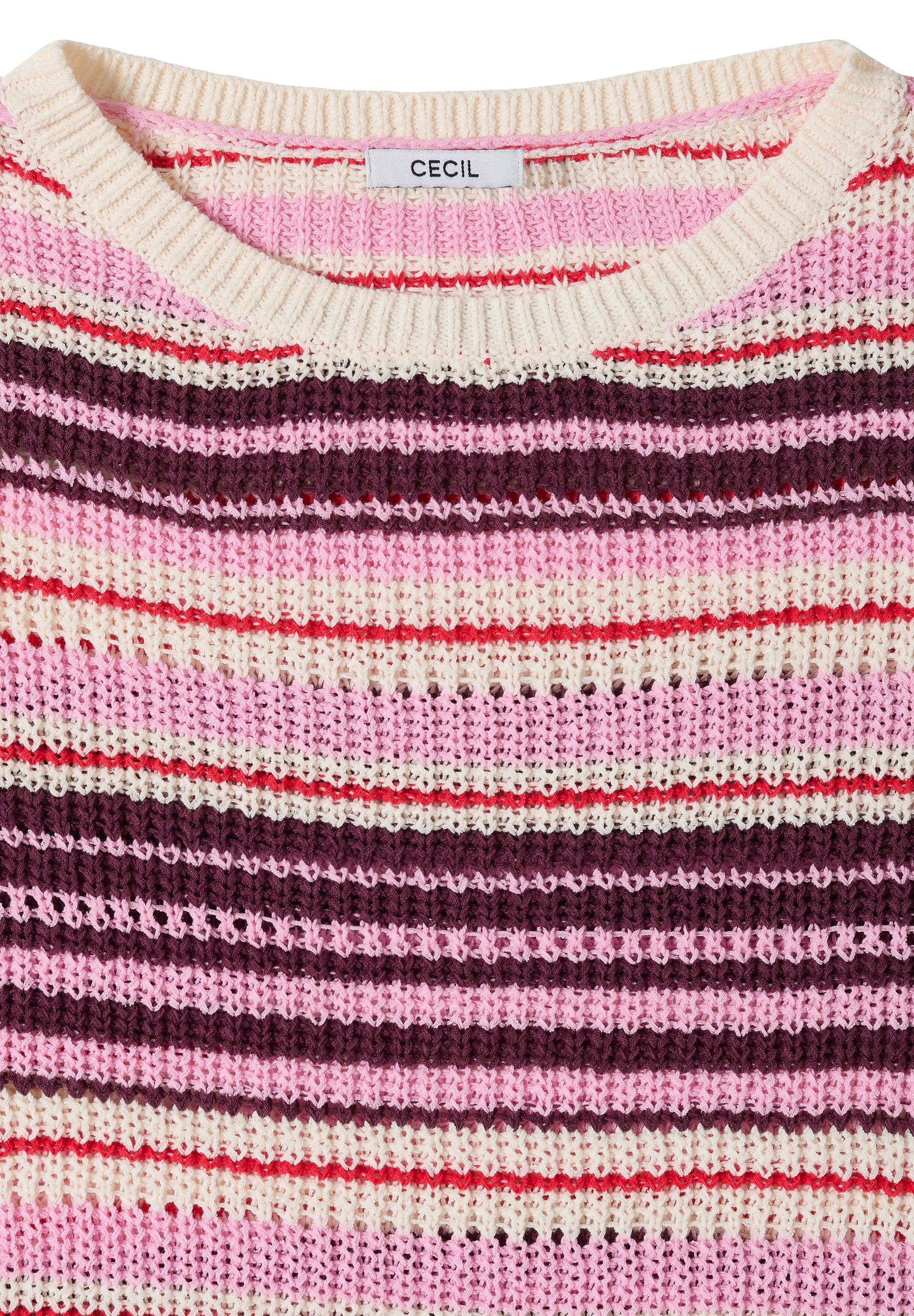 Cecil Sweater Fancy Rood - OAK Fashion Noordwolde
