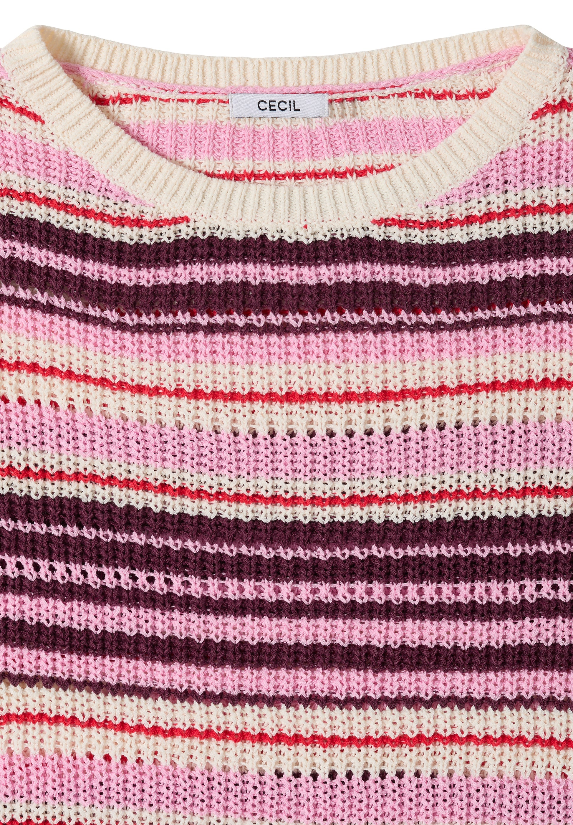 Cecil Sweater Fancy Rood - OAK Fashion Noordwolde
