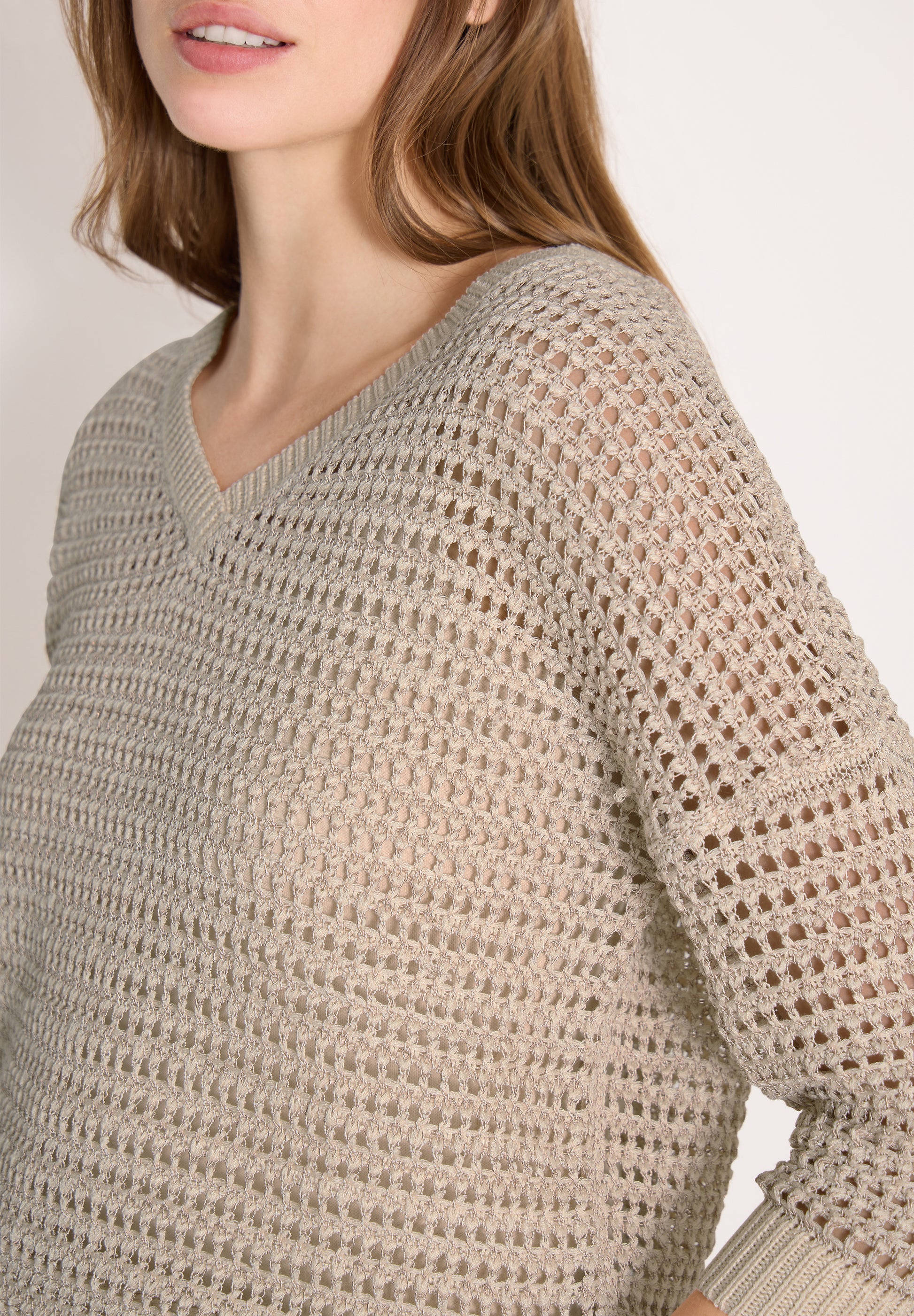 Cecil Trui Fancy Bruin - OAK Fashion Noordwolde