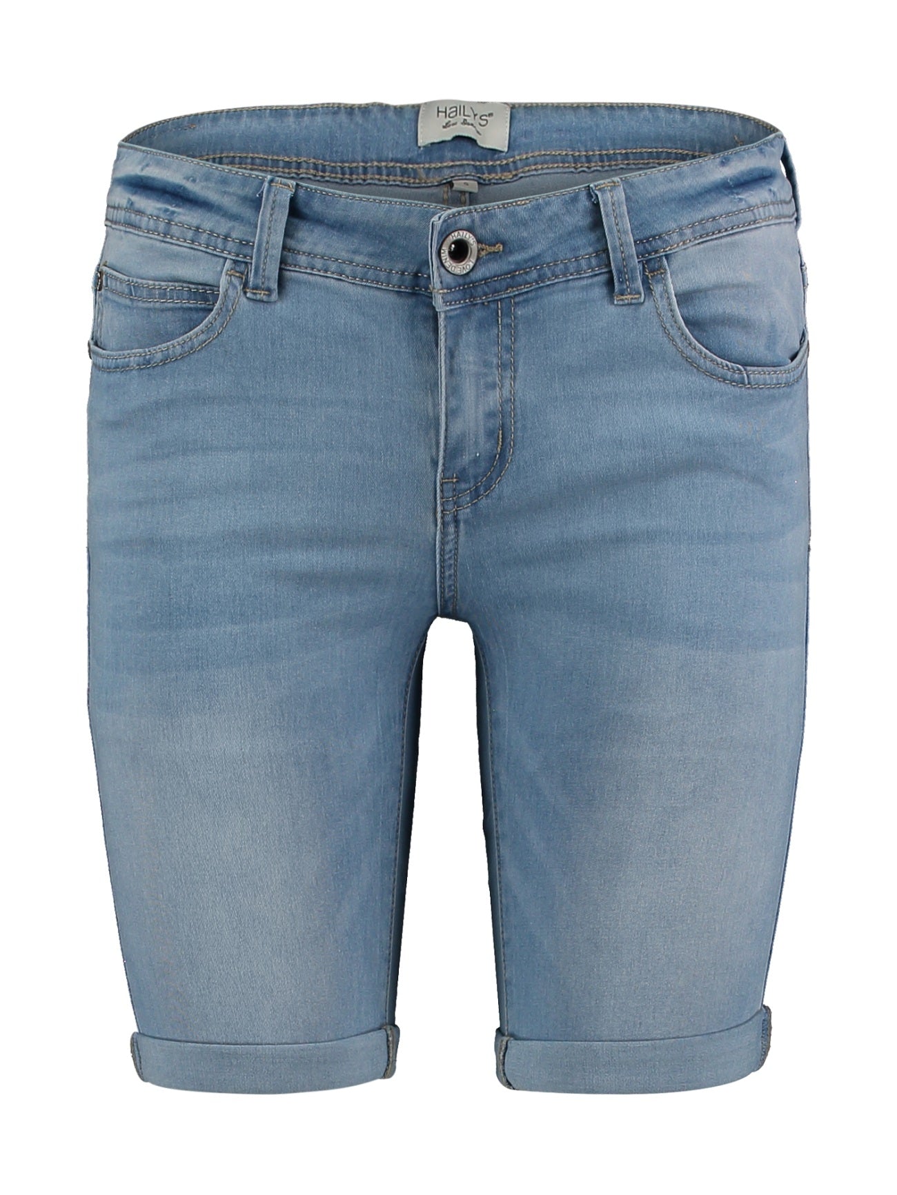 Haily's Denim short Janny Denim - Light Blue Denim - OAK Fashion Noordwolde