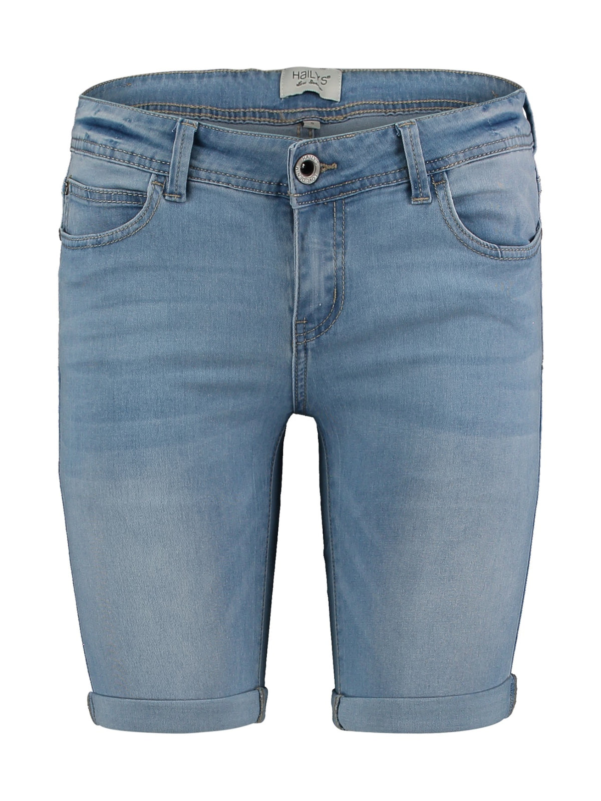 Haily's Denim short Janny Denim - Light Blue Denim - OAK Fashion Noordwolde
