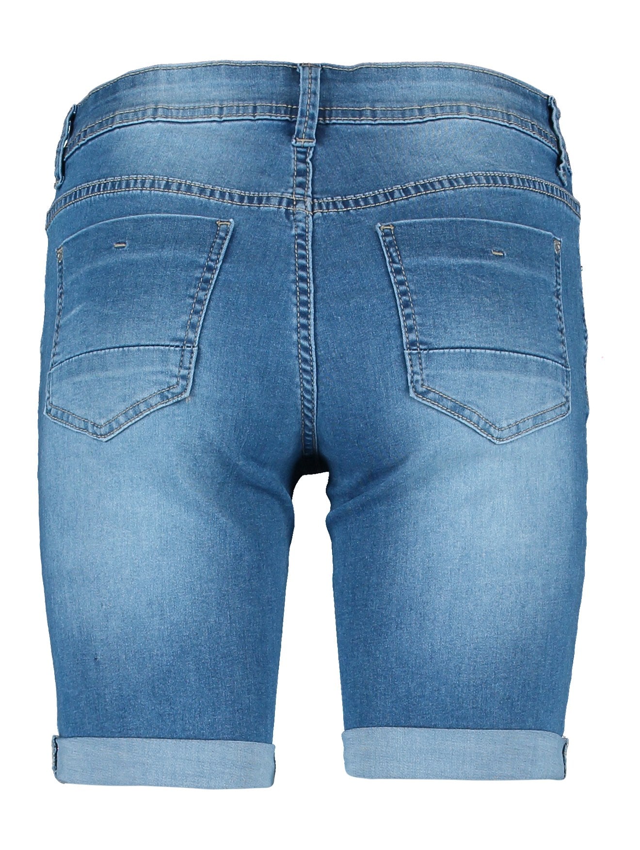Haily's Denim short Janny Denim - Medium Blue - OAK Fashion Noordwolde