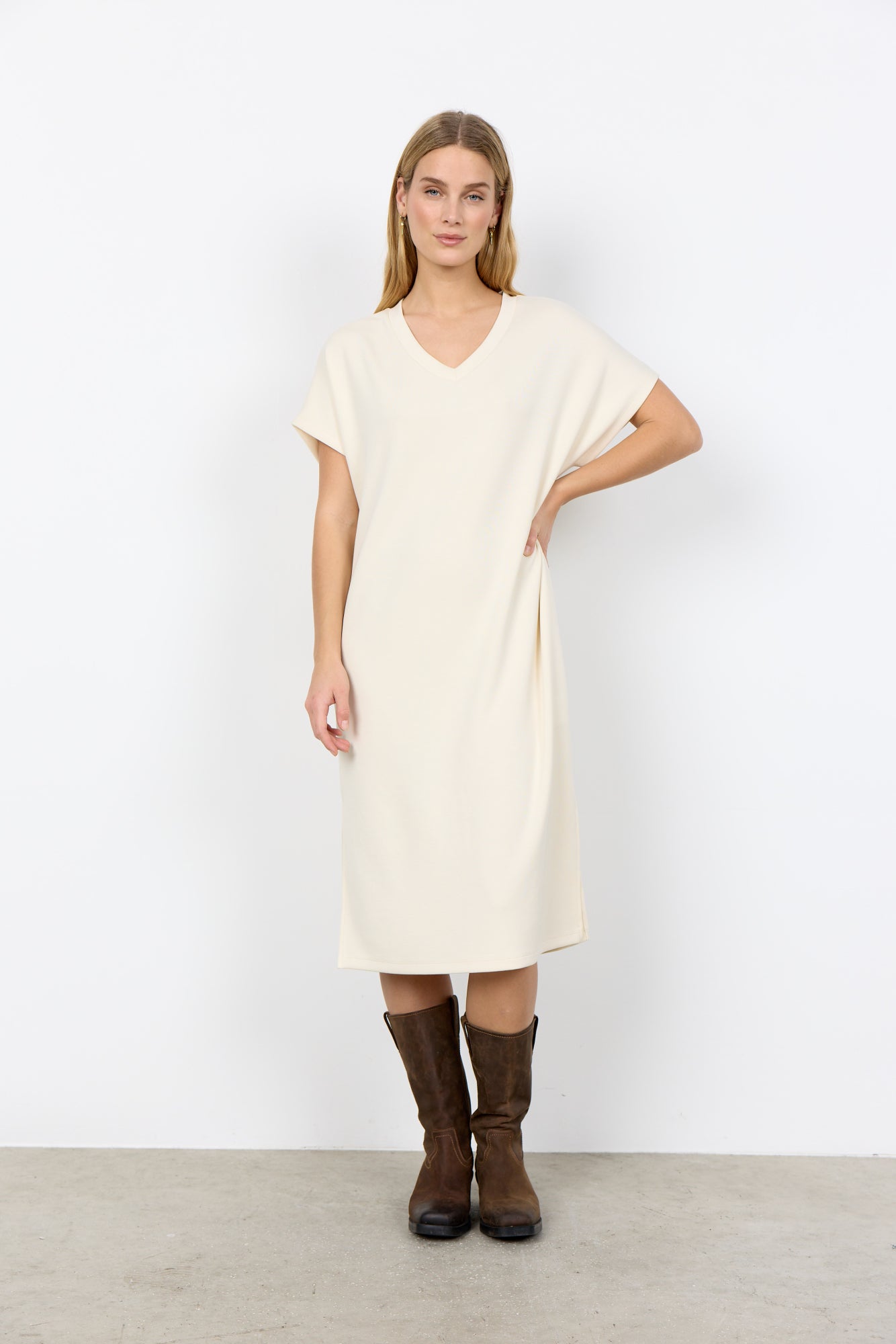 Soya Concept Jurk Banu Wit - OAK Fashion Noordwolde