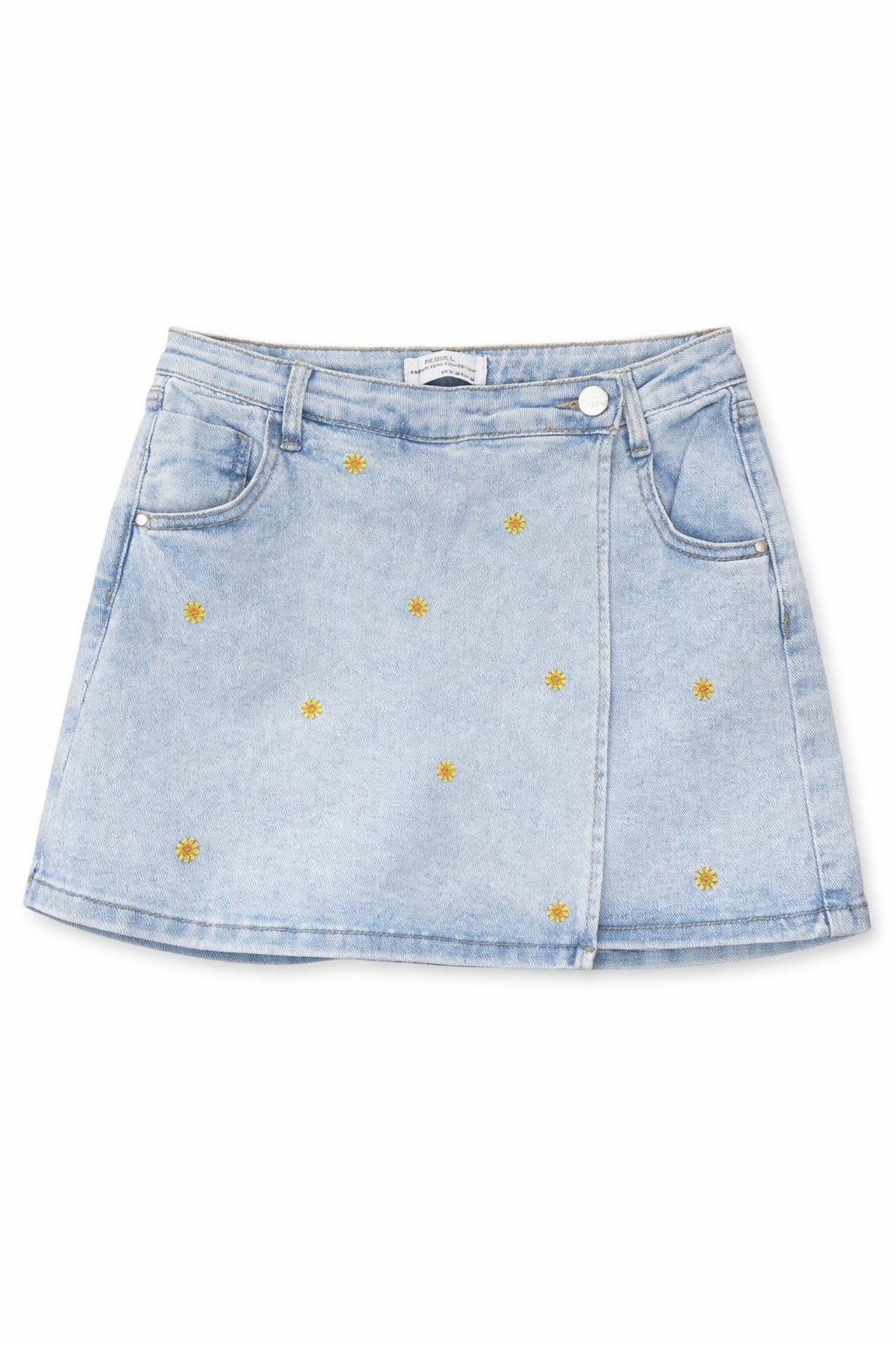 Oak Oak Skort Madelief Geel - OAK Fashion Noordwolde