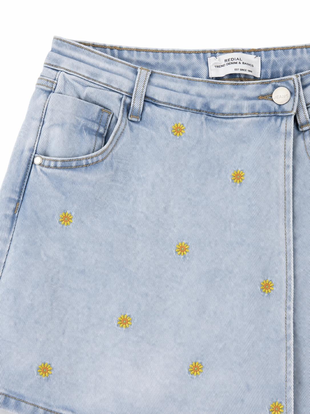 Oak Oak Skort Madelief Geel - OAK Fashion Noordwolde