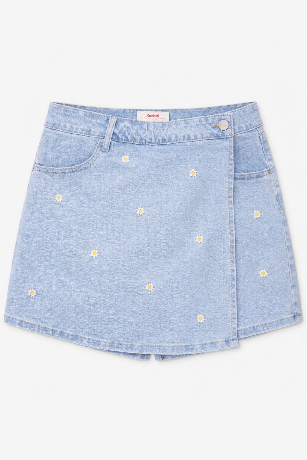Oak Oak Skort Madelief Wit - OAK Fashion Noordwolde