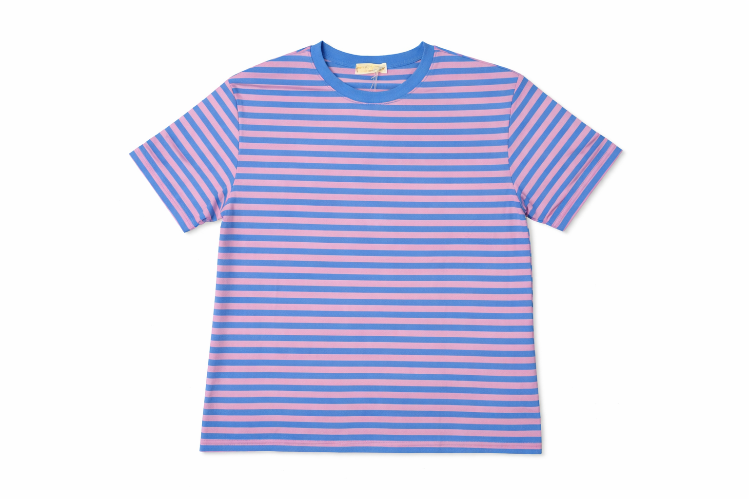 Oak T-shirt Streepjes Paars - OAK Fashion Noordwolde