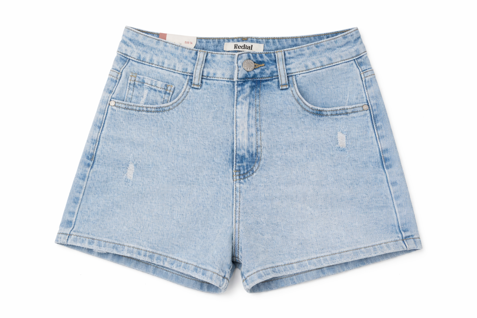 Oak Short Denim Denim - Light Blue Denim - OAK Fashion Noordwolde