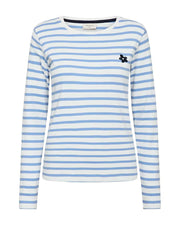 Freequent Top Famila Blauw - OAK Fashion Noordwolde