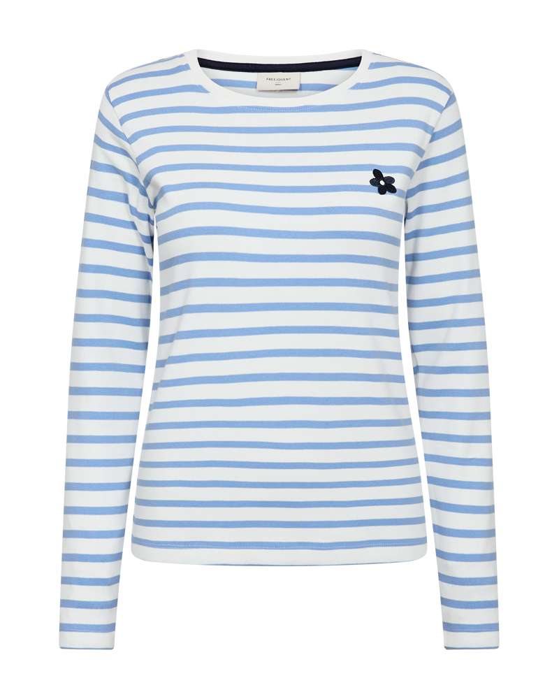 Freequent Top Famila Blauw - OAK Fashion Noordwolde