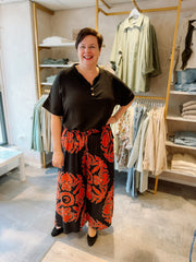 Curviss Pantalon Cindy Zwart - OAK Fashion Noordwolde