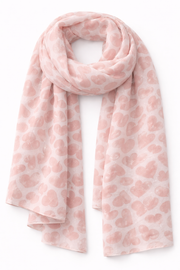 Oak Sjaal Harten Roze - OAK Fashion Noordwolde