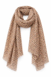 Oak Sjaal Animal Bruin - OAK Fashion Noordwolde