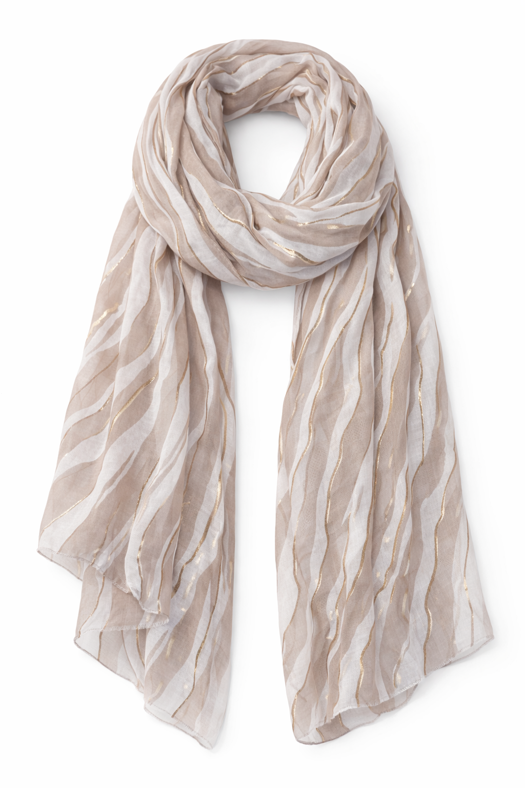 Oak Sjaal Zebra Bruin - OAK Fashion Noordwolde