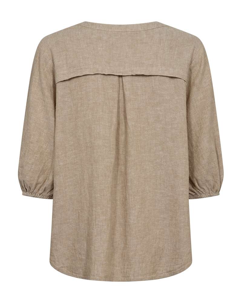 Freequent Blouse Lava Brown - OAK Fashion Noordwolde