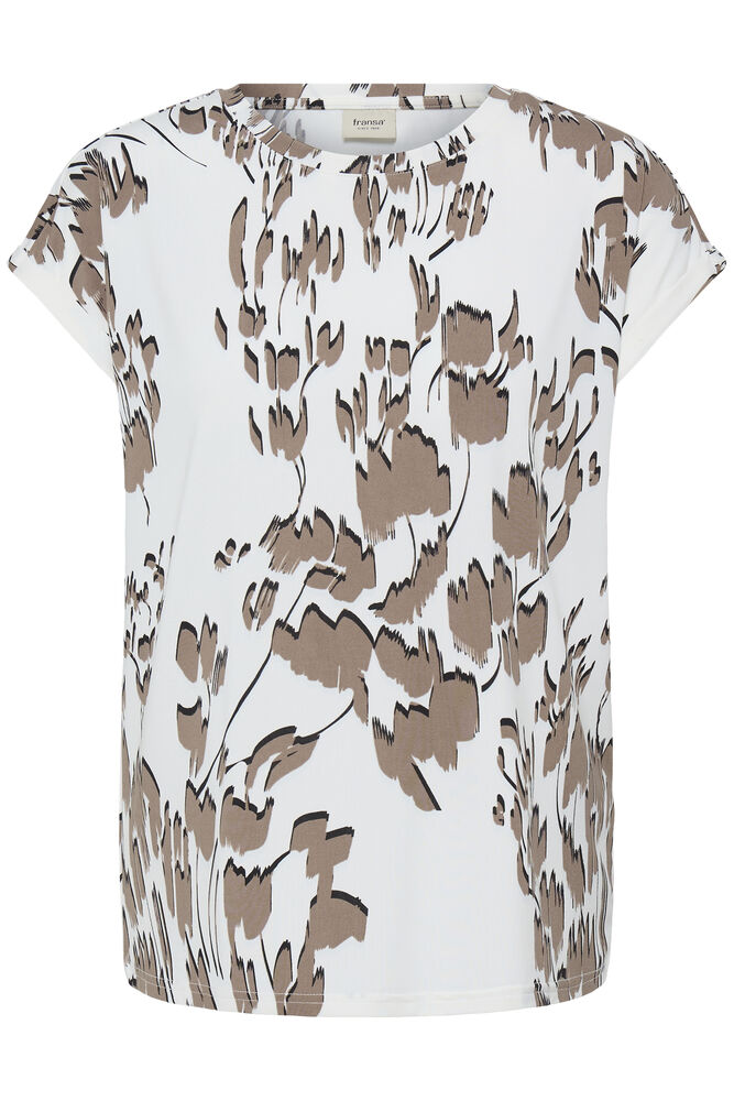Fransa T-shirt Seen MOUNTAIN TRAIL - OAK Fashion Noordwolde