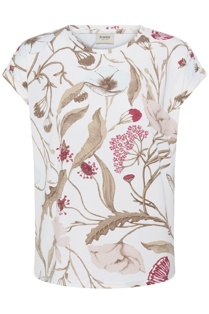 Fransa T-shirt Seen SAVANNAH FLORAL - OAK Fashion Noordwolde