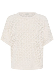 Fransa Top Sinja Whisper White - OAK Fashion Noordwolde