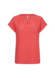 Soya Concept Top Ingela Rood - OAK Fashion Noordwolde