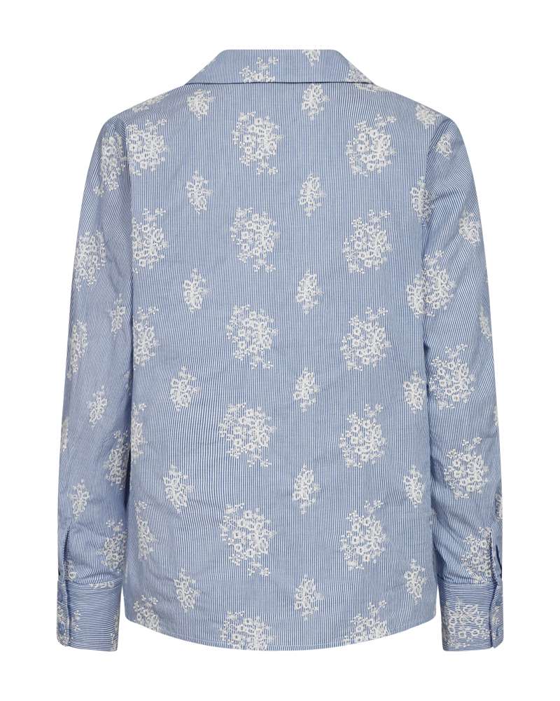 Freequent Blouse Lela Blauw - OAK Fashion Noordwolde