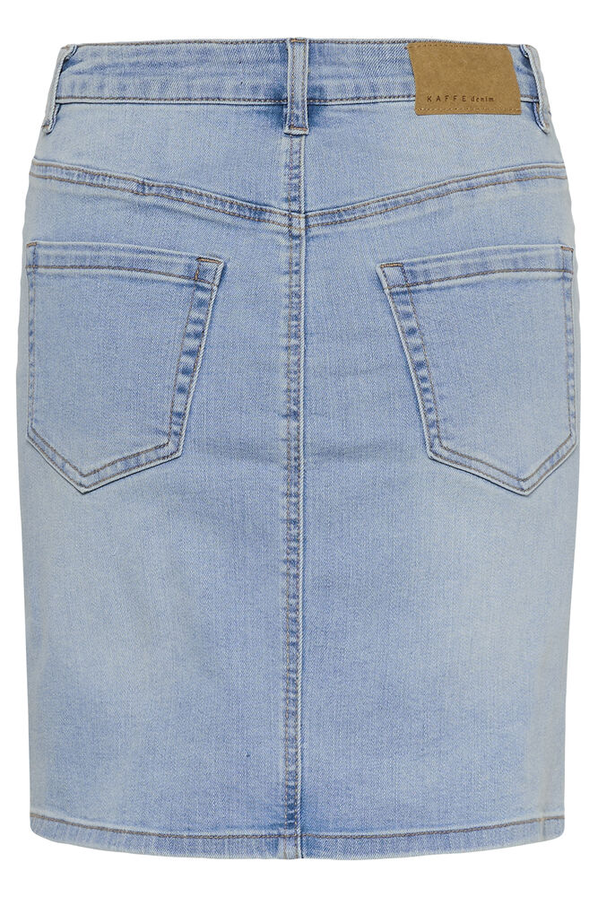 Kaffe Denim Skirt Karla Light Blue Washed Denim - OAK Fashion Noordwolde