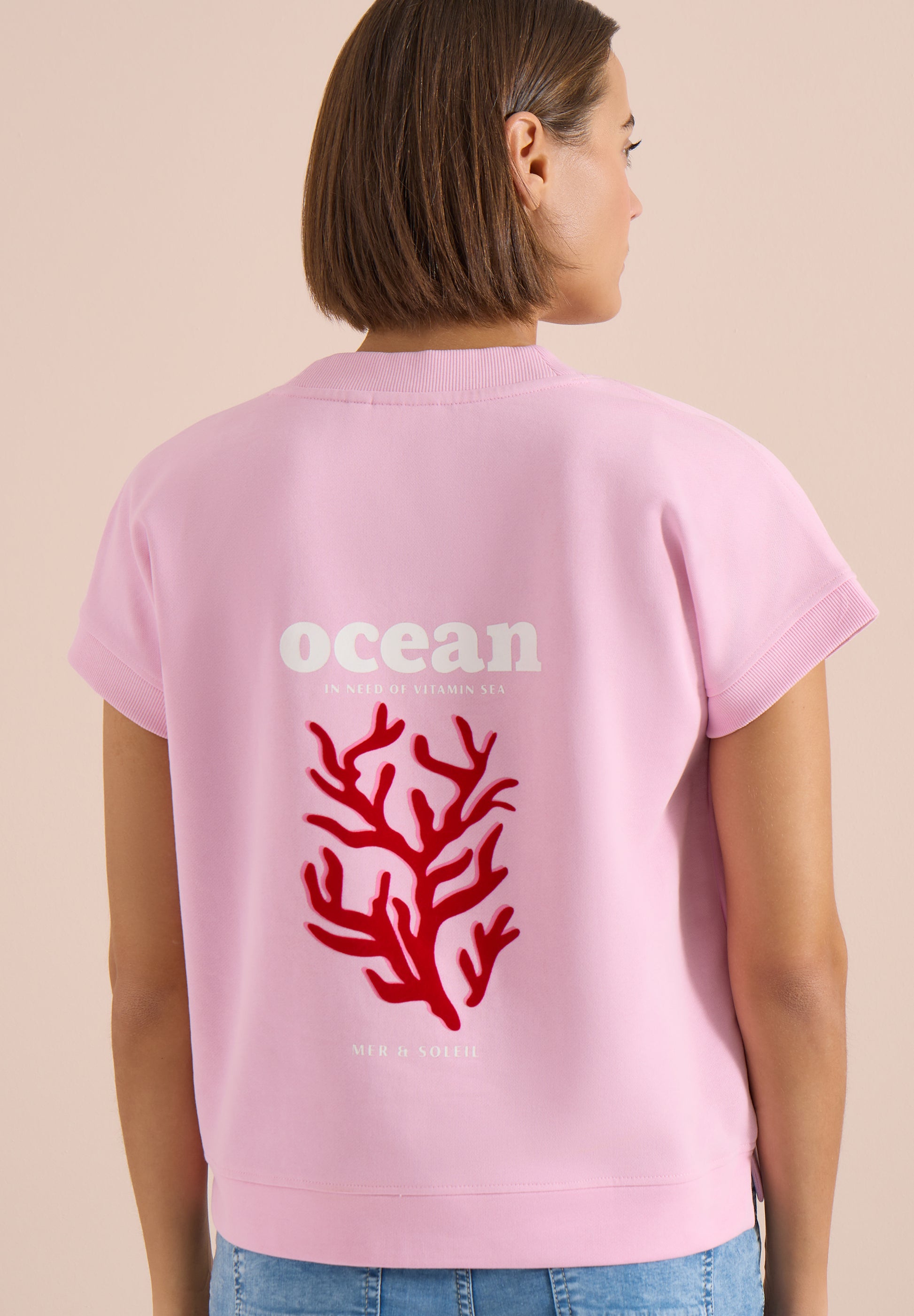 Cecil Top met Print Blauw - OAK Fashion Noordwolde