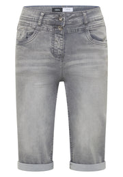 Cecil Short Toronto Grijs - OAK Fashion Noordwolde