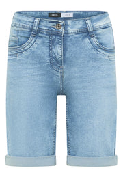 Cecil Short Scarlett Denim - OAK Fashion Noordwolde