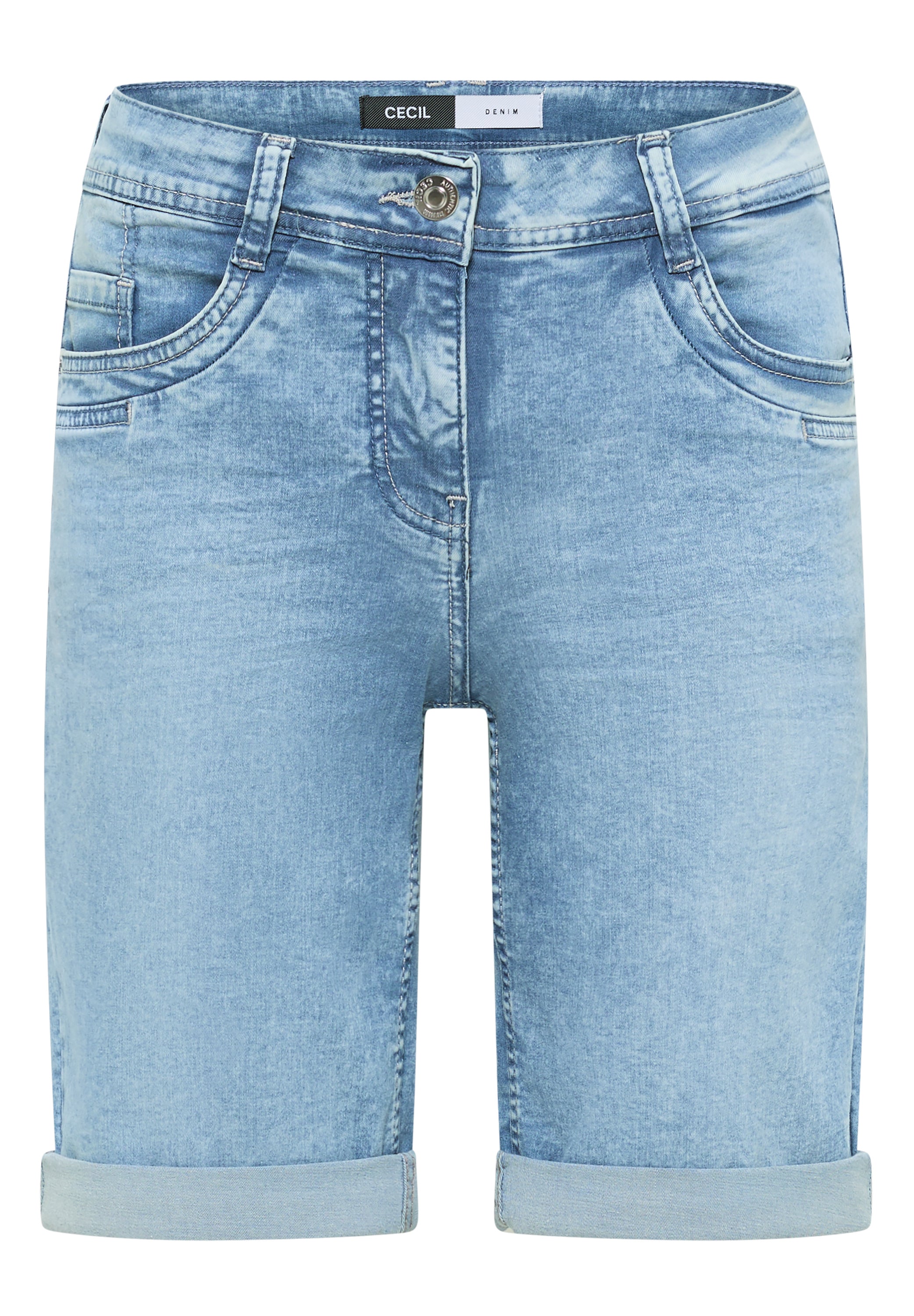 Cecil Short Scarlett Denim - OAK Fashion Noordwolde