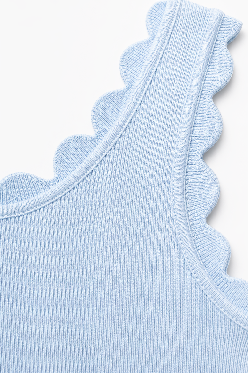 Oak Singlet met Schulprand Denim - OAK Fashion Noordwolde