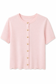 Oak Vestje met Hartjesknoop Roze - OAK Fashion Noordwolde