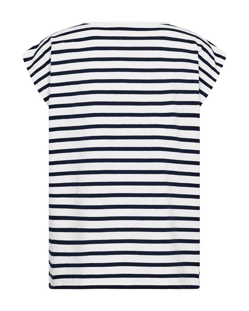 Freequent T-shirt Fenjal Blauw - OAK Fashion Noordwolde