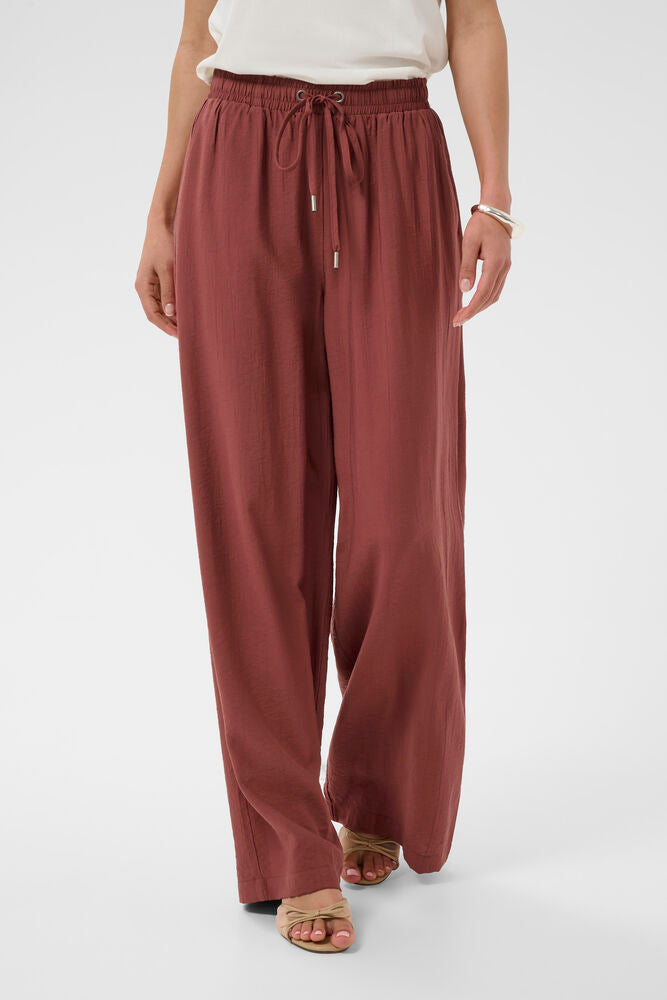 Kaffe Wide Pants Emily Henna - OAK Fashion Noordwolde
