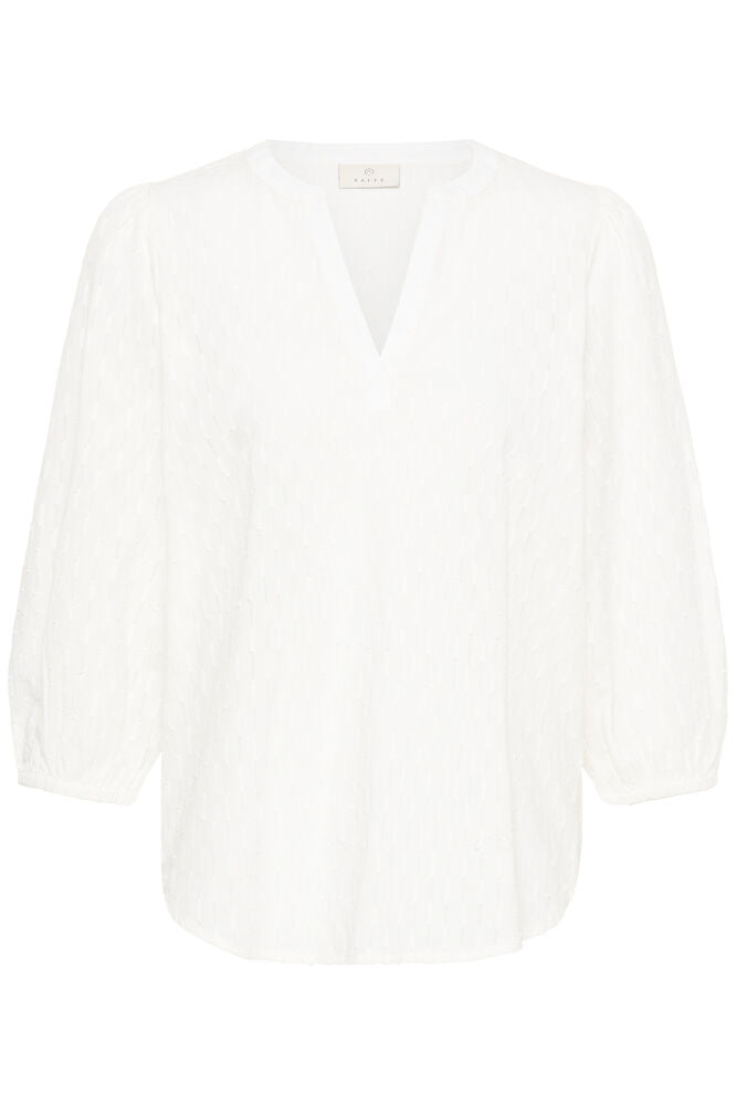 Kaffe Blouse Bea Chalk - OAK Fashion Noordwolde