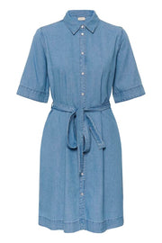 Kaffe Denim Dress Jade Medium Blue Chambray - OAK Fashion Noordwolde