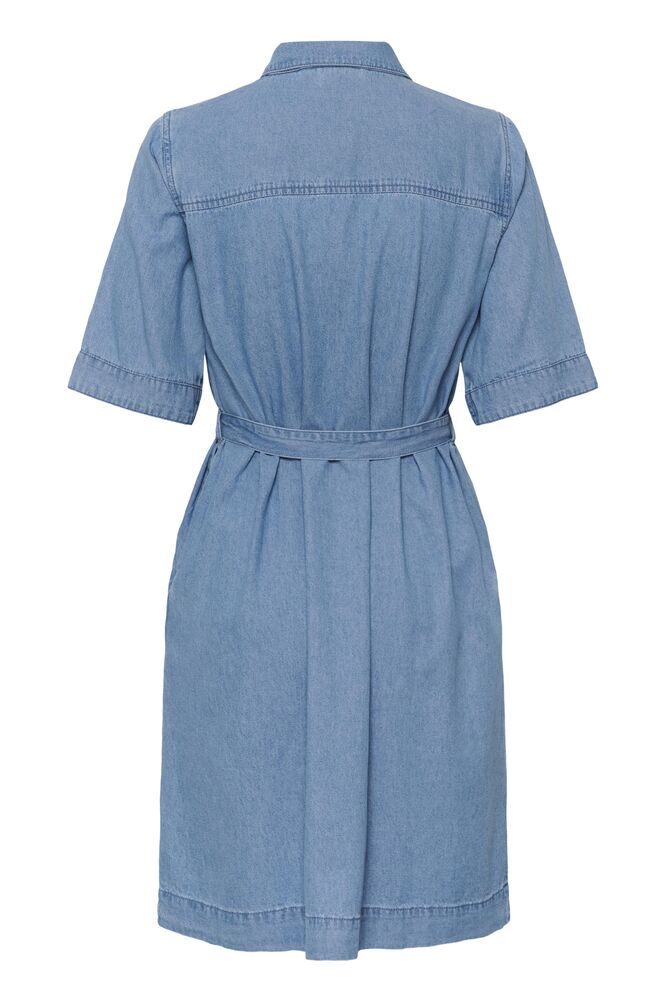 Kaffe Denim Dress Jade Medium Blue Chambray - OAK Fashion Noordwolde